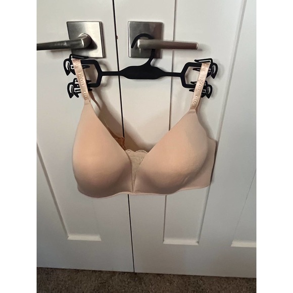 Meijer 2X Soft Cup Bra‎ Beige Wireless Comfort Everyday Intimate Lingerie - Picture 1 of 3